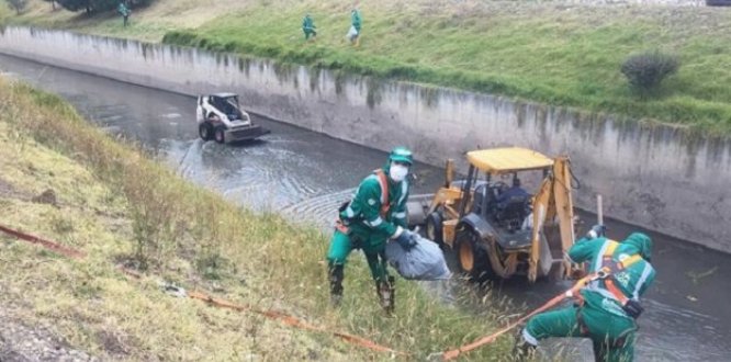 zona inundable en temporada de lluvias