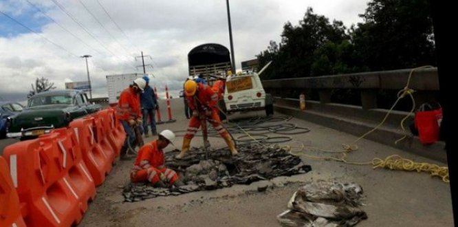 Obra del puente de la sevillana